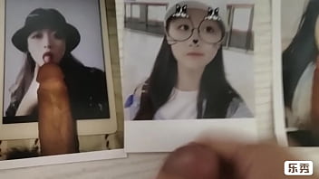 射在，御姐脸上，射屏