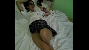 Brunette Nerd On Xbox