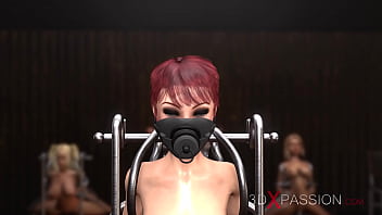 Island. Part 3. Two Black Men And Midget Fuck Young Sex Slaves In The Basement.