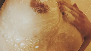 Washing My Boobs In The Shower