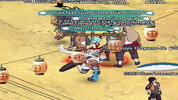Garras Das Aguas Safadinha Dando Pra Negoes Da Pombona No Jogo Naruto Online.