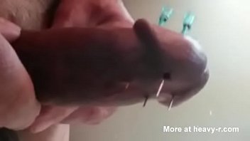 Cock Used As Pin Cushion