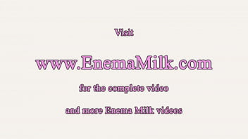 Rimmed Enema Beauty Gets Her Ass Stuffed