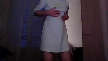 Cute Crossdresser Tits Stimulation
