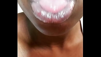 Big Black Juicy Lips Puckering