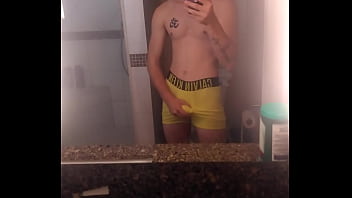 Straight Male Jacking Off Onto Himself