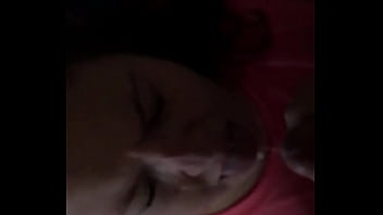 Cumming On A Whores Face In My Dorm