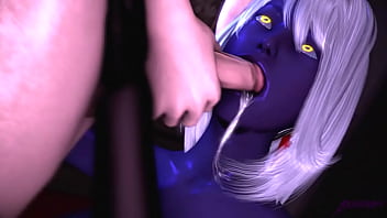 Busty Slutty Elf Princess Swallows Lots Of Dick Cum