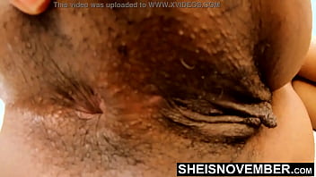 Great Hairy Butt Hd Msnovember Spreading Her Butthole Open With Tight Pussy Bush And Legs While Laying Sideways Pokin...