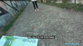 Public Agent Sexy Models Night Time Public Doggystyle Wall Fuck