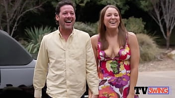 Swinger Chick Is On The Floor Enjoying.