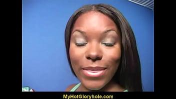 Nasty Girl Enjoys Gloryhole Cocksucking 9