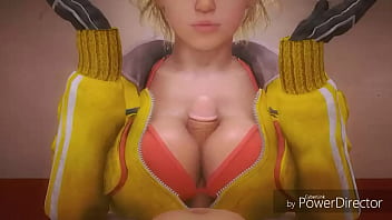 Cindy Amaciando Um Grosso Pau Entre Seus Lindos Seios