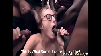 White Slave Humilation By Black In Group