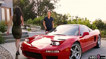 Car Broken Down But Picked Up By An Evil Mature Milf