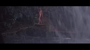 Grizzly: Sexy Underwear Girl By A Waterfall
