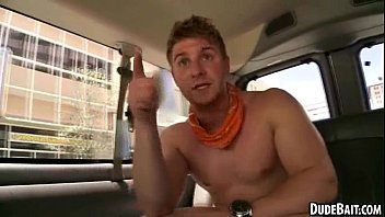 Straight Hunk Is Blindfolded And Tricked Into A Gay Blowjob