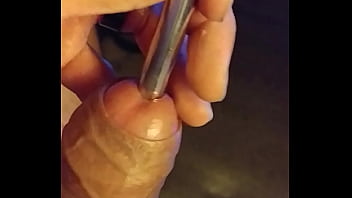 Urethral Sounding - Solo-gay-sounding-urethral