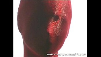 Spandex Brunette Squizing Tits