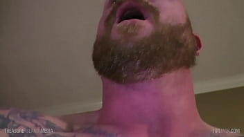 Brock Stretches His Hole Out And Eats His Own Cum