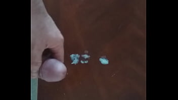 Blowing A Load On My Table