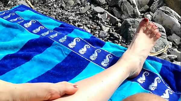 Sexy Legs At The Sea