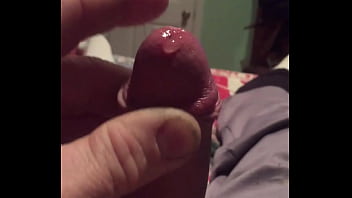 Chubby Guy With Small Dick Pre-cumming Before Jacking Off