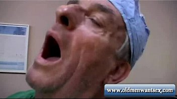 Old Man Doctor Fucks Patient