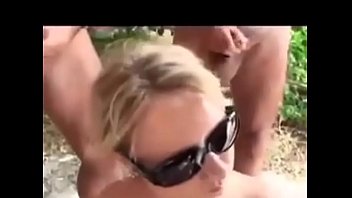 Dutch Babe Cummed Outside