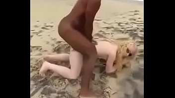 Mexican Fucks Two Snow Bunnies On Beach