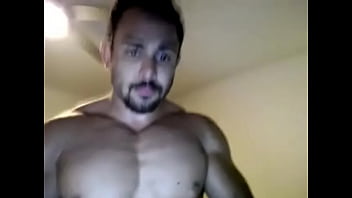 Bodybuilder Jerks Huge Cock And Shows Off Muscles In Shower