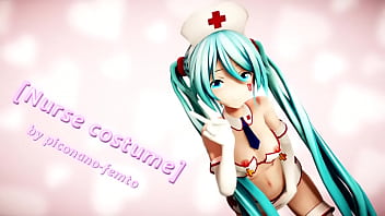 Hatsune Miku In Become Of Nurse By [piconano-femto]