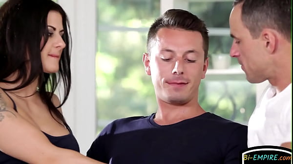 Bisexual Hunks Spitroast Glam Babe