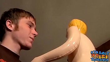 Straight Young Billy Da K. Banging Plastic Pussy And Cums