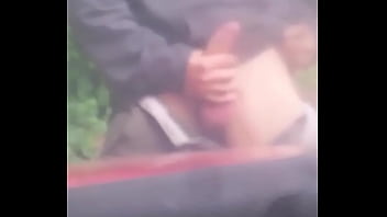 Smacking My Cock Off The Hood Of A Car