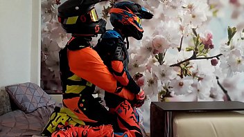 Motocross Masturbation After Fucking