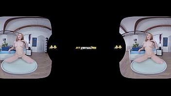 Vr Piss Splashing Fun For Redhead Babe