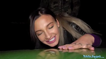 Public Agent Sexy Tattooed Horny Minx Night Time Fuck And Facial