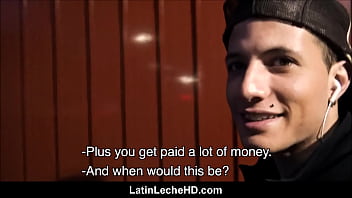 Two Cute Amateur Twink Latino Strangers Fuck Each Other For Cash Pov