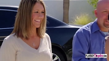 Swinger Amateur Couples Start Slowly In The Red Orgy Room