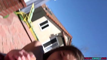 Horny Teen Brunette Riding Big Dick Cowgirl Style