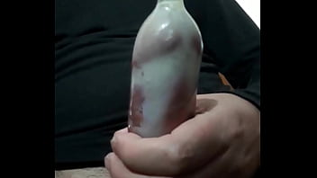 Huge Load In Condom - cum, condom, masturbation, latex, masturbate, semen, soloboy, condon, kondom - Video 3350024