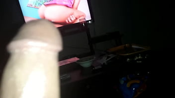 Stroking My Hard Dick.