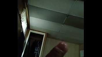 Brown Big Dick Jerked With Lots Of Lube.