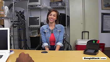 Sexy Big Titted Chick Grabbed And Fucked Hardcore On Wooden Desk