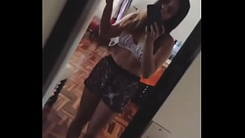 Hermosa Chica Sensual Grabándose Fitgirl