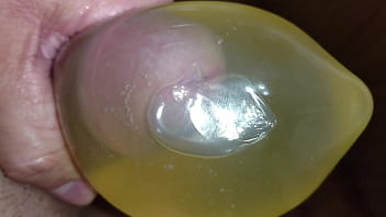 Golden Champagne In A Condom