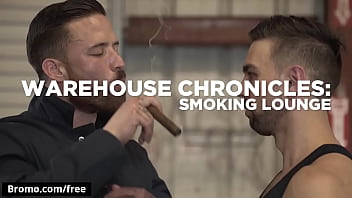 Jordan Levine With Lucky Daniels At Warehouse Chronicles Smoking Lounge Scene 1 - Trailer Preview - Bromo