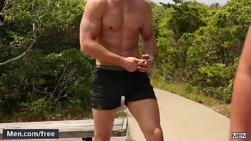 Roman Todd And Tobias - Fire Island Fuckfest Part 2 - Drill My Hole - Trailer Preview - Men.com