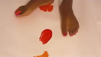 Ebony, Fetish, Heels, Foot, Feet, Toes, Art, Paint, Soles, Foot-fetish, Body-paint, Bare-feet, Foot- - Feet - 2025 - Wild - Experience - Video 3292549